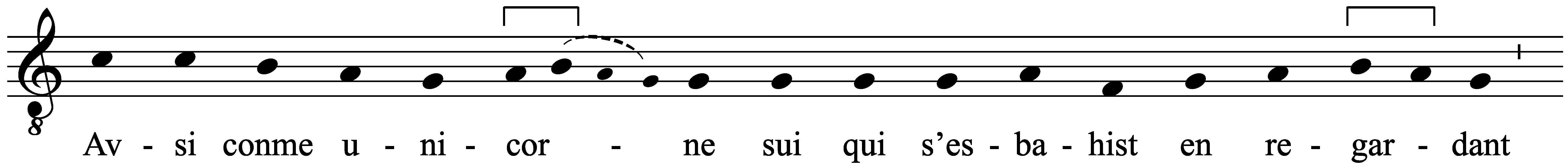 Work musical notation